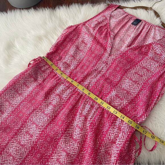 Pink Flowy Mini Dress Sundress Size Medium - Picture 7 of 8
